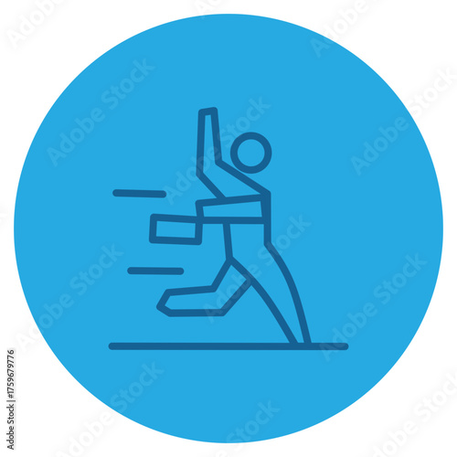 Running icon illustration