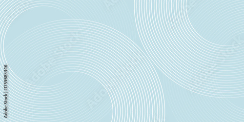 Modern abstract background. Glossy white gradient circle lines. Minimal geometric pattern. Simple graphic elements. Futuristic concept. Suitable for cover, poster, banner, brochure, eps10.