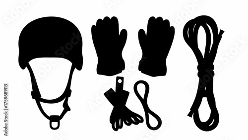 Essential caving gear for exploration and safety helmet rope gloves and lighting are vital for underground adventures