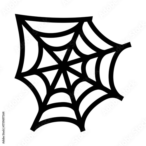 Spiderweb halloween vector graphic illustration spooky arachnid web design element clip art image icon