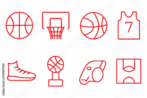 basketball sport equipment solid icon . Basketball logo vector icon
