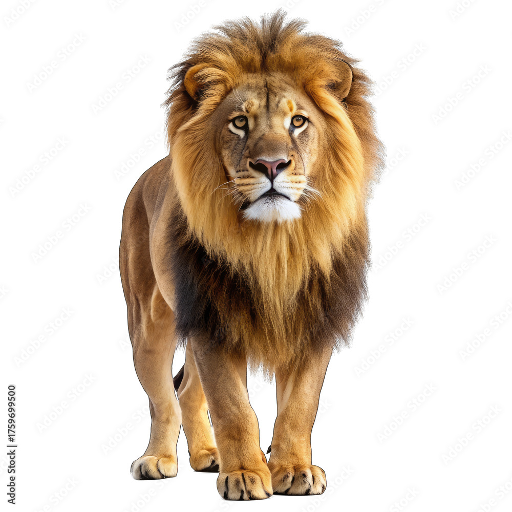 Obraz premium lion isolated on white