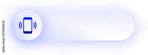 Glowing Mobile Notification Button