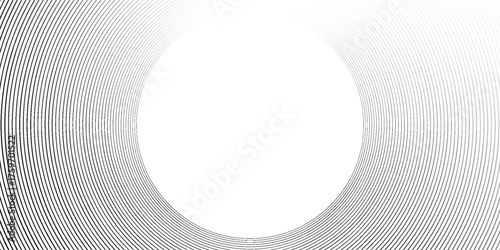 Black mascara circular texture, brush stroke isolated on white background. vector illustration eps10