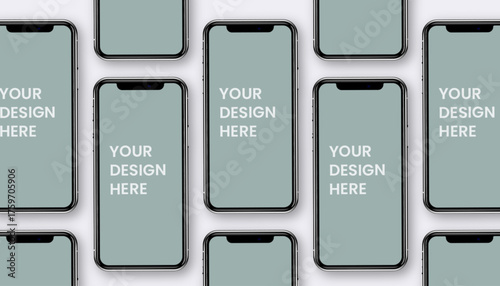 Screen phone mockup