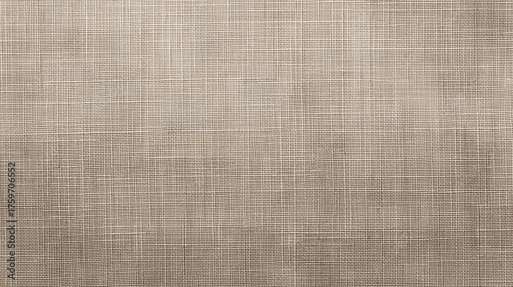Fototapeta premium Neutral taupe color background with subtle linen fabric texture