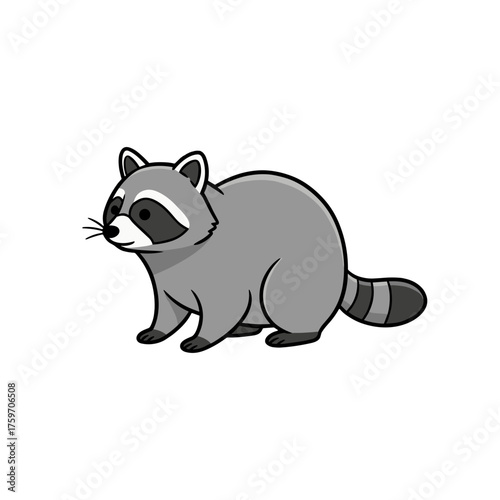 Simple Racoon Design