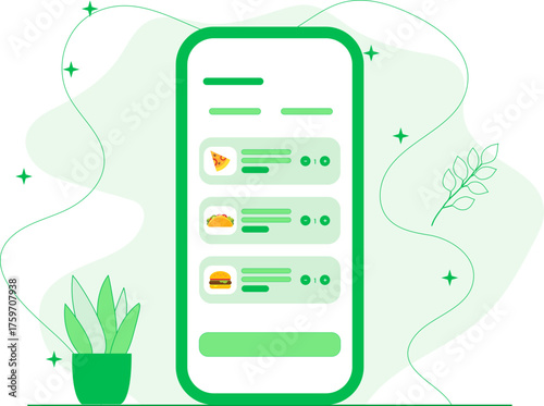 Digital Menu Ordering Interface