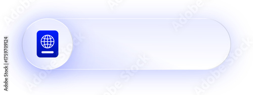 Glowing Passport Button