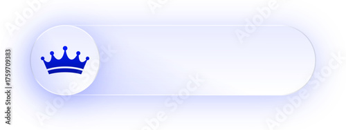 Glowing Crown Premium Button