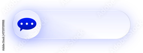 Glowing Chat Typing Button
