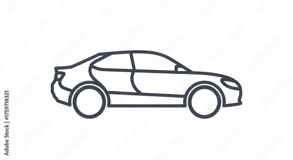 Obraz premium car vector illustration