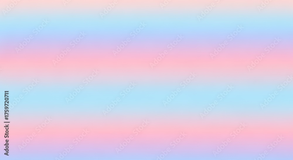 Fototapeta premium Soft Pastel Gradient Background with Horizontal Stripes.
