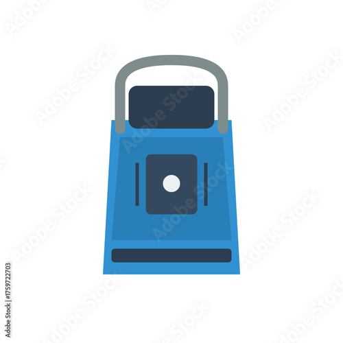 Travel Backpack Icon Flat Design