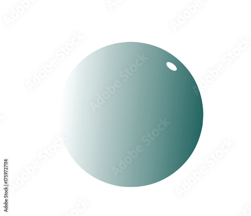 Blue ball wit hole isolated.eps