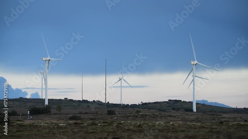 Green Energy Revolution – Wind Power Solutions - Wind turbine in the field