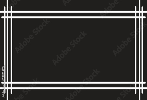 simple border frame outline .eps