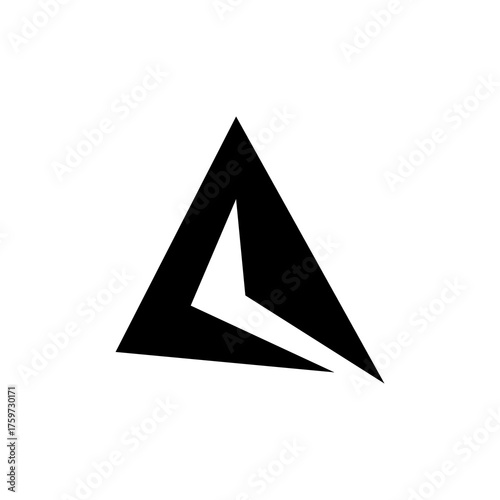 Letter a logo in minimalist style	