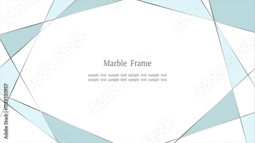 落ち着いたブルーグレーのジェムストーンフレーム