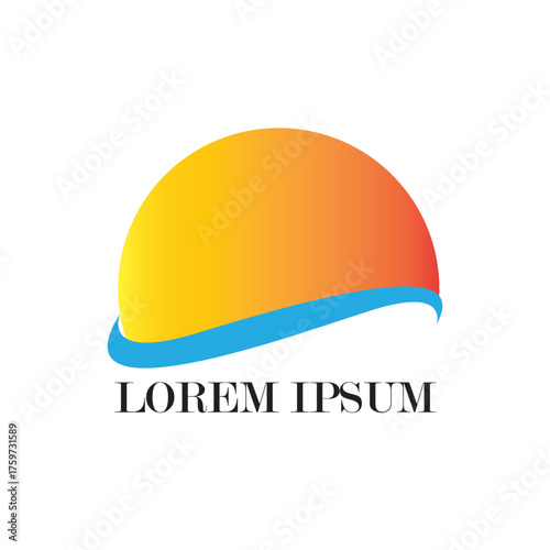 Water wave icon vector illustration design logo