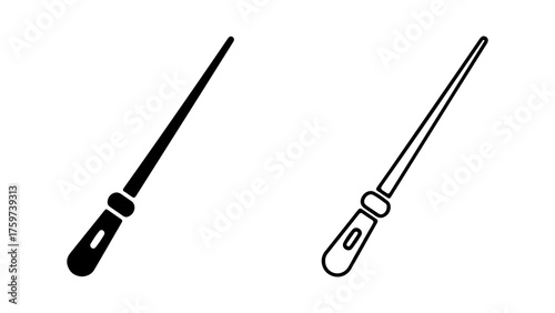 Magic wands with transparent background