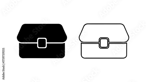 Treasure chest icon with transparent background