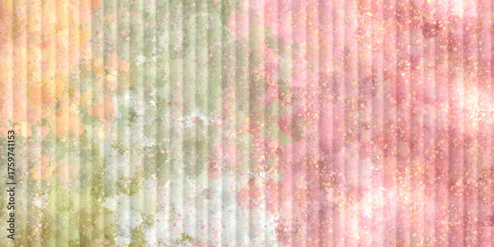 Fototapeta premium Soft Pastel Watercolor Abstract Background with Vertical Lines and Gentle Bokeh Texture