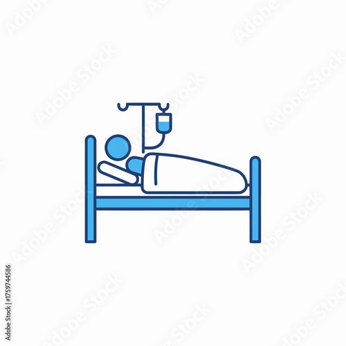 Patient Resting in Hospital Bed