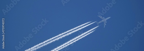 avion chemtrails bannière