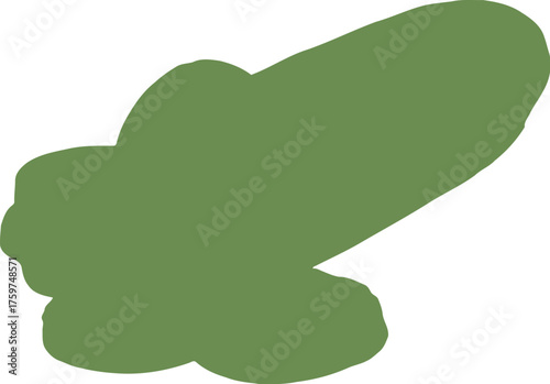 Fresh green cucumber with sliced pieces on black background food vegetable