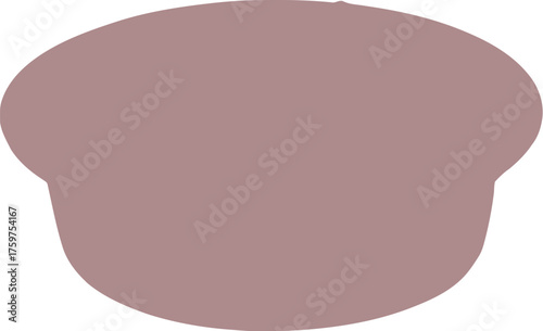 Stainless steel bowl with raw red meat cubes on white background vector