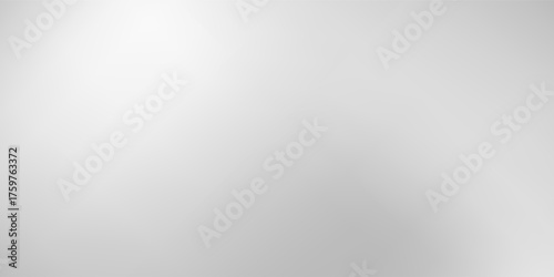 Silver foil background with metal mirror texture. Chrome gradient surface with light gloss simple abstract