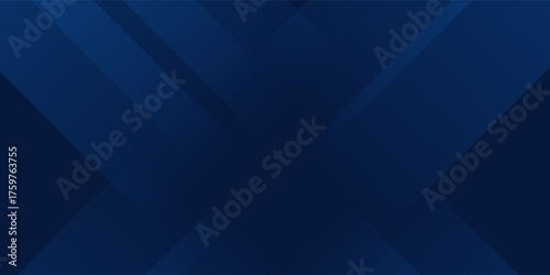 Black dark navy blue silver abstract pattern background. Geometric shape. Line triangle angle fold polygon diamond 3D simple abstract modern