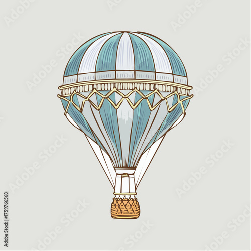 vintage hot air balloon