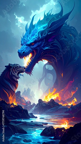 tiger and dragon
