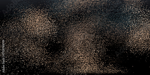 Abstract Textured Glass with Distorted Figures and Dark Tones.