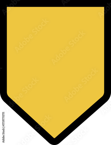 Shield design with an engraved dragon motif and bold contour strokes for a medieval-inspired insignia.