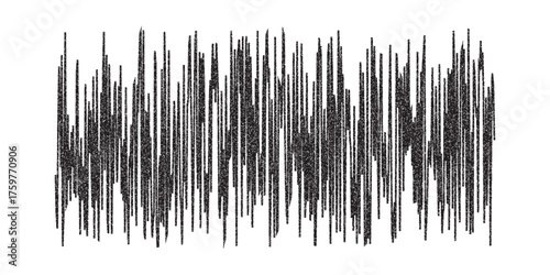 Gritty abstract texture of dense chaotic black vertical lines and scribbles.