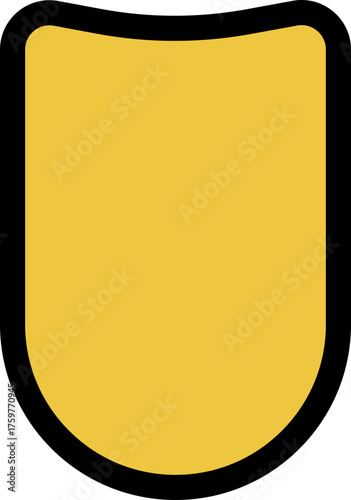 Classic heraldic shield with noble detailing and a balanced structure for traditional emblem design.