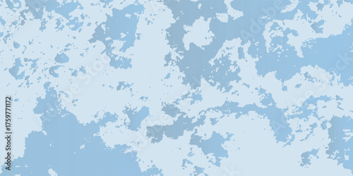 Abstract mottled texture with irregular splotches in shades of light blue and gray.
