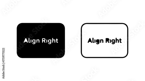 Align right buttons with transparent background