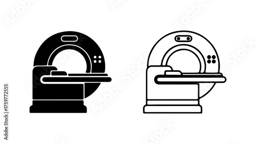 Medical scanner with transparent background