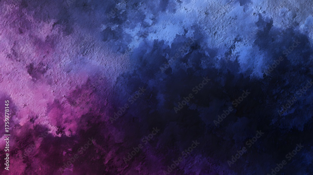 Obraz premium Abstract textured background with purple and blue gradient lighting.