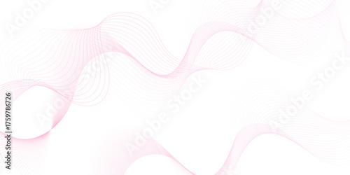 pink wave curve lines banner background design. Digital frequency track equalizer. Stylized line art background. modern soft luxury texture with smooth and clean vector subtle background illustration