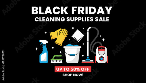 Black Friday sale on essential cleaning supplies for home and business Great deals