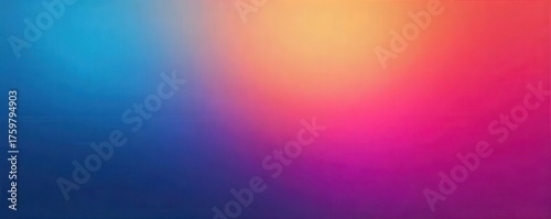 Smooth gradient transition from deep blue through purple to bright pink and yellow