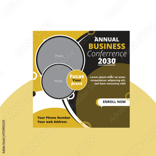 Social media post design