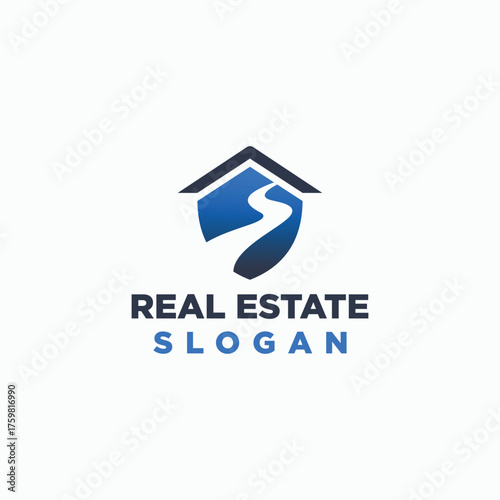 home safety logos, security icon design, building logos