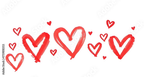 red hearts, sketch hearts, hand-drawn hearts, heart pattern, love background, romantic design, valentine theme, doodle hearts, cute background, abstract hearts, seamless pattern, artistic sketch, red 