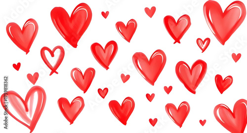 red hearts, sketch hearts, hand-drawn hearts, heart pattern, love background, romantic design, valentine theme, doodle hearts, cute background, abstract hearts, seamless pattern, artistic sketch, red 